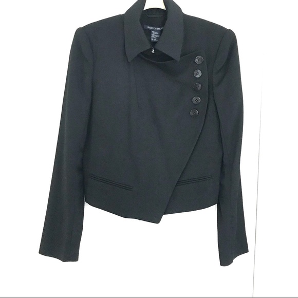 Boston Proper Asymmetrical Blazer Jacket sz 2 NWT - Picture 1 of 8
